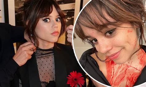 jenna ortega fake|Fake blood : r/JennaOrtegaLust